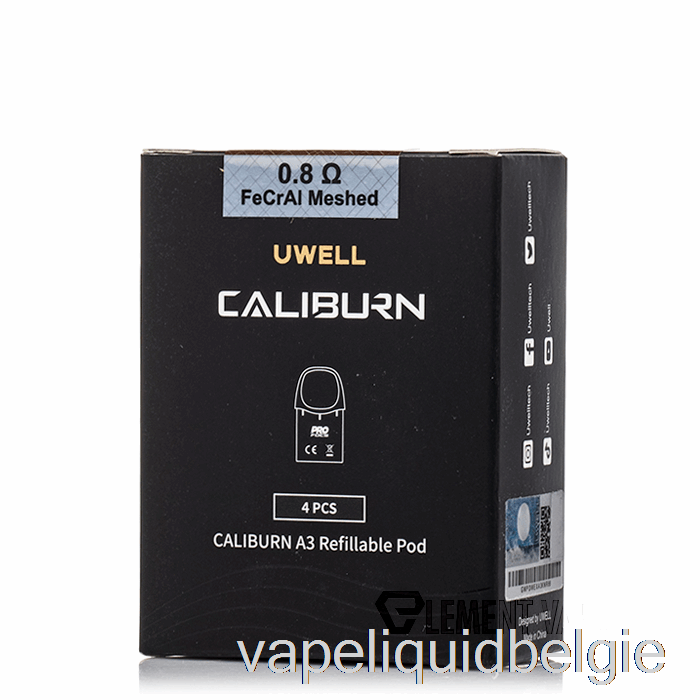 Vape België Uwell Caliburn A3 Vervangende Pods 0.8ohm A3 Fecrale Meshed Pods